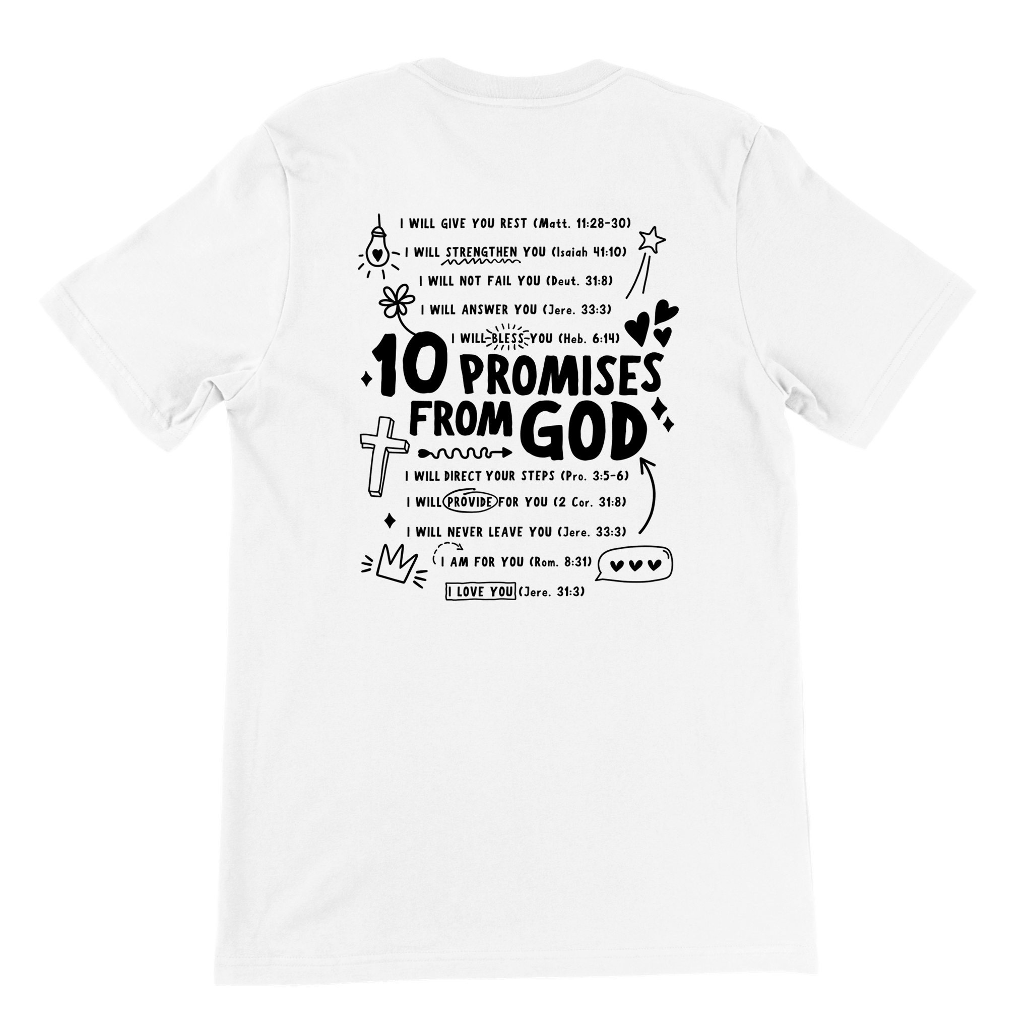 ''10 PROMISES FROM GOD'' T-SHIRT