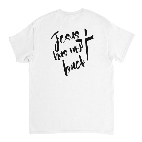 JESUS HAS MY BACK - TSHIRT