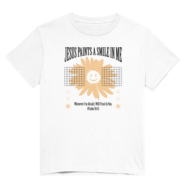 JESUS PAINTS A SMILE IN ME - TSHIRT