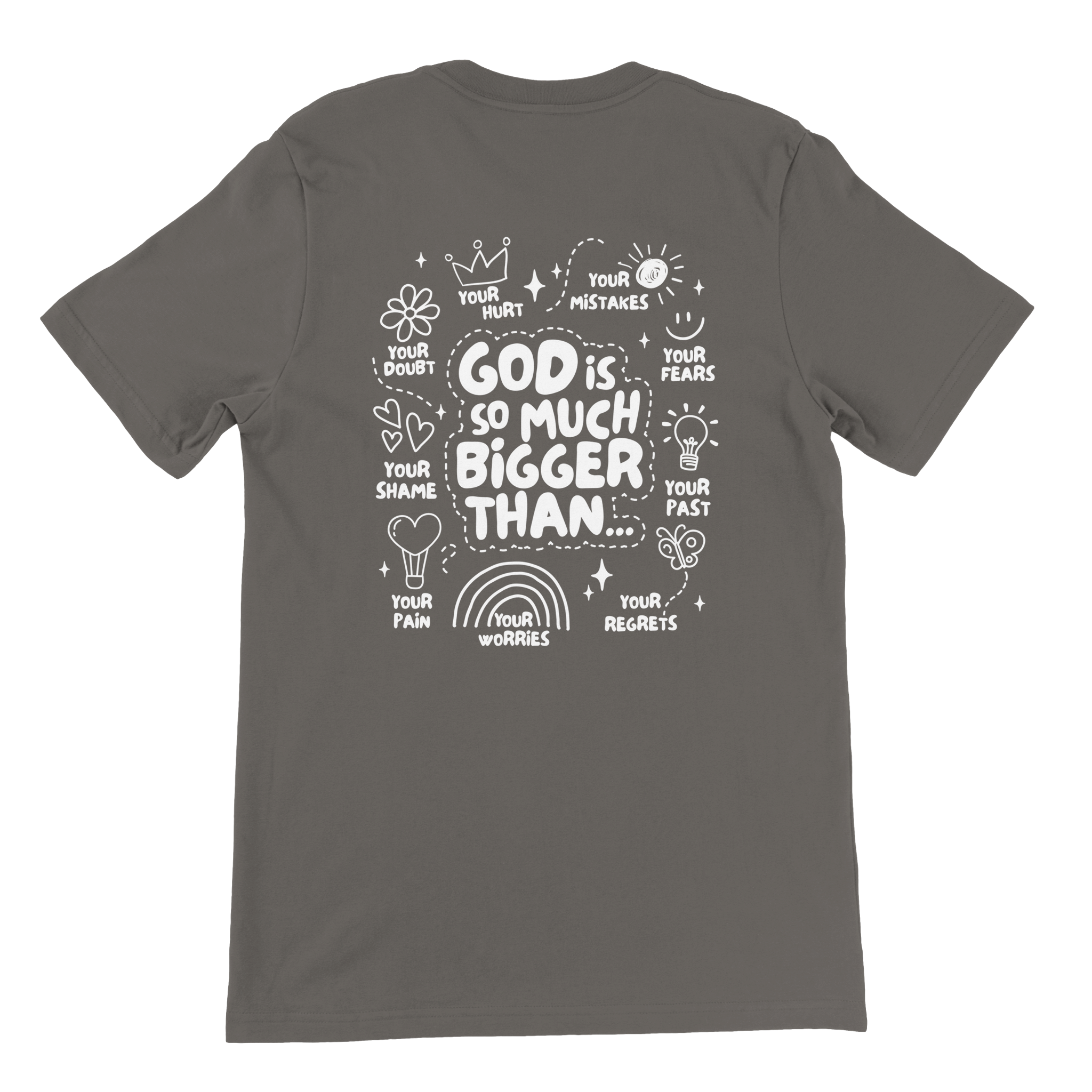 ''GOD IS MUCH BIGGER'' T-SHIRT