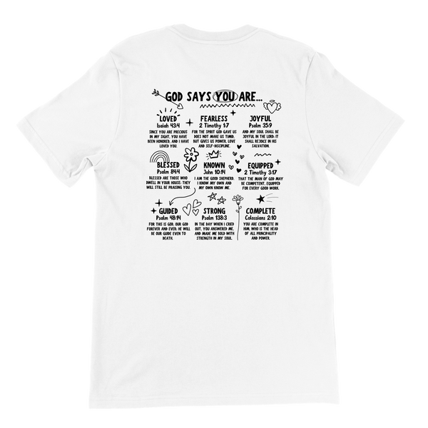 ''GOD SAYS'' T-SHIRT