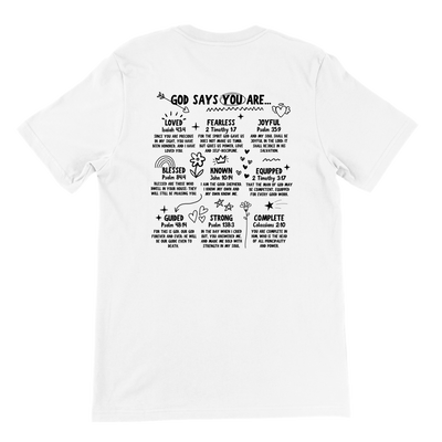 ''GOD SAYS'' T-SHIRT