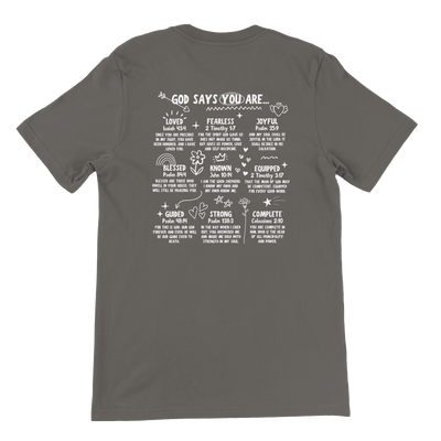 ''GOD SAYS'' T-SHIRT