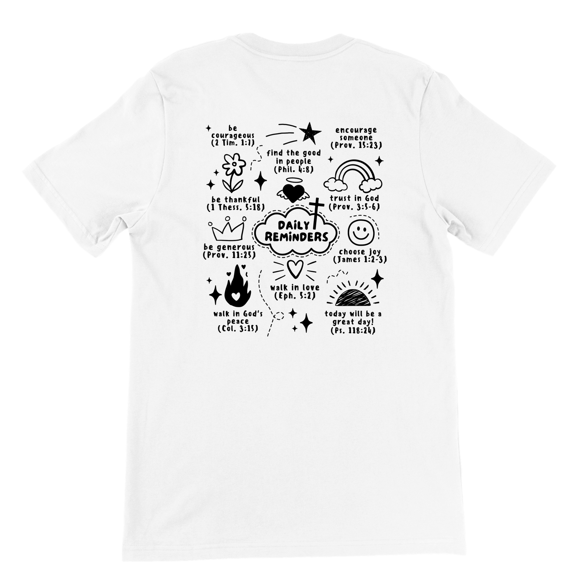 ''DAILY REMINDERS'' T-SHIRT