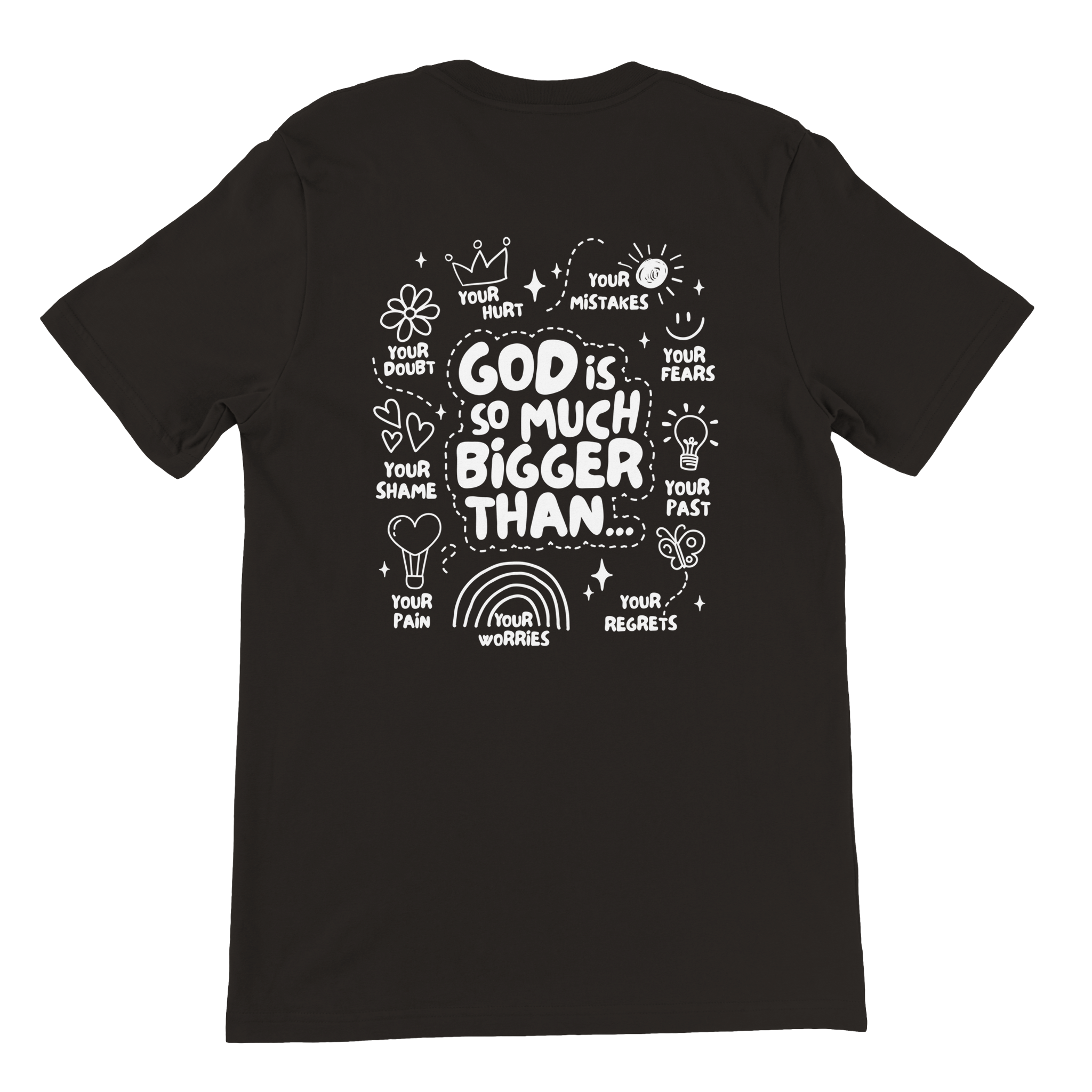 ''GOD IS MUCH BIGGER'' T-SHIRT