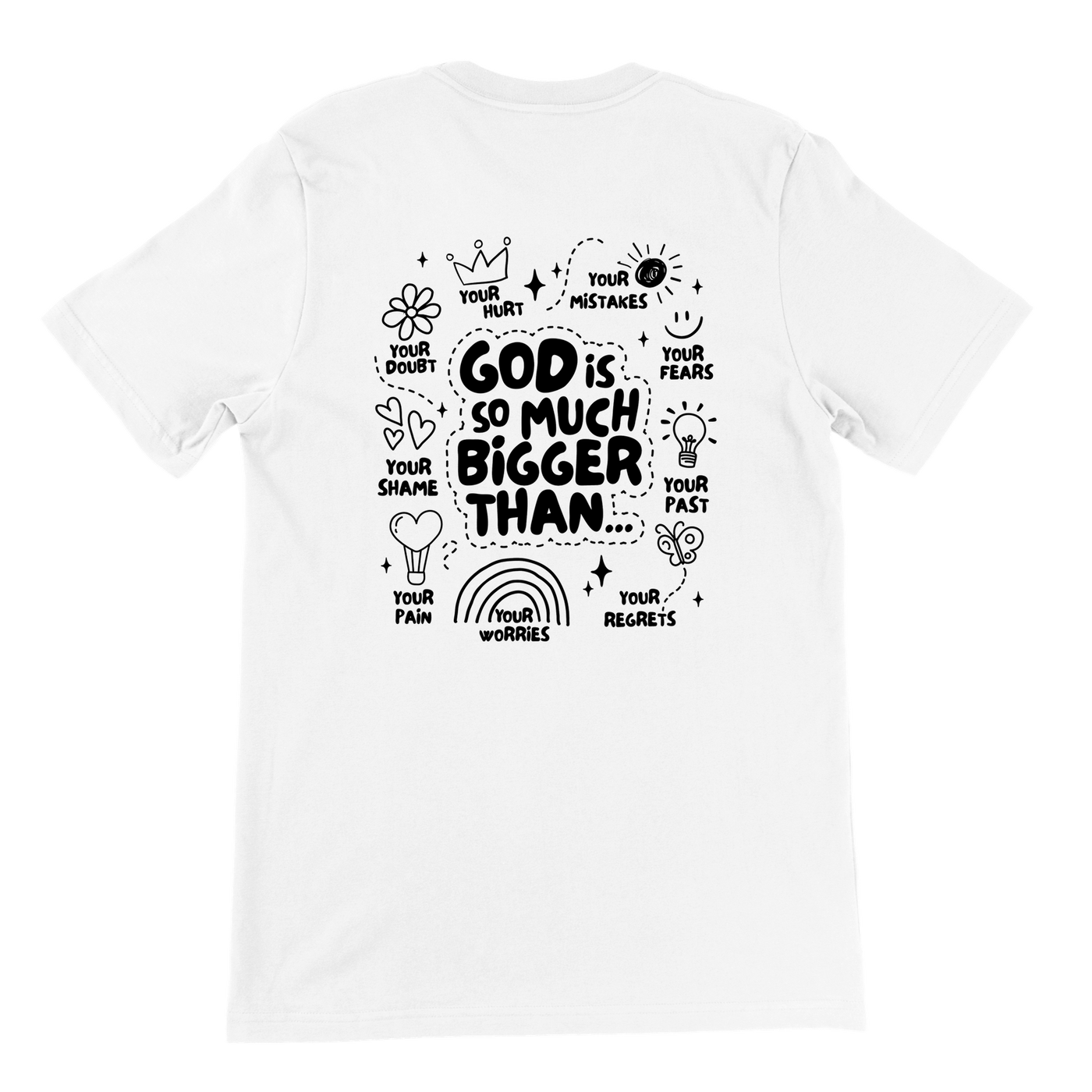 ''GOD IS MUCH BIGGER'' T-SHIRT