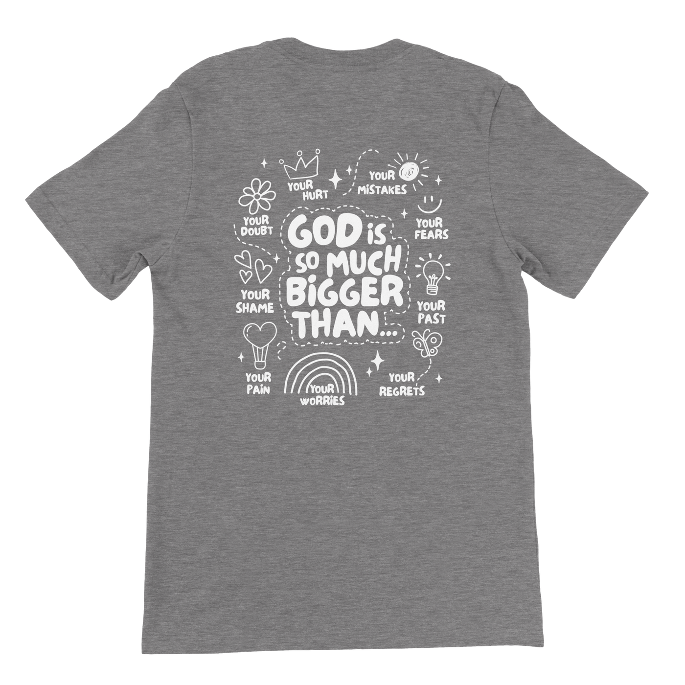 ''GOD IS MUCH BIGGER'' T-SHIRT